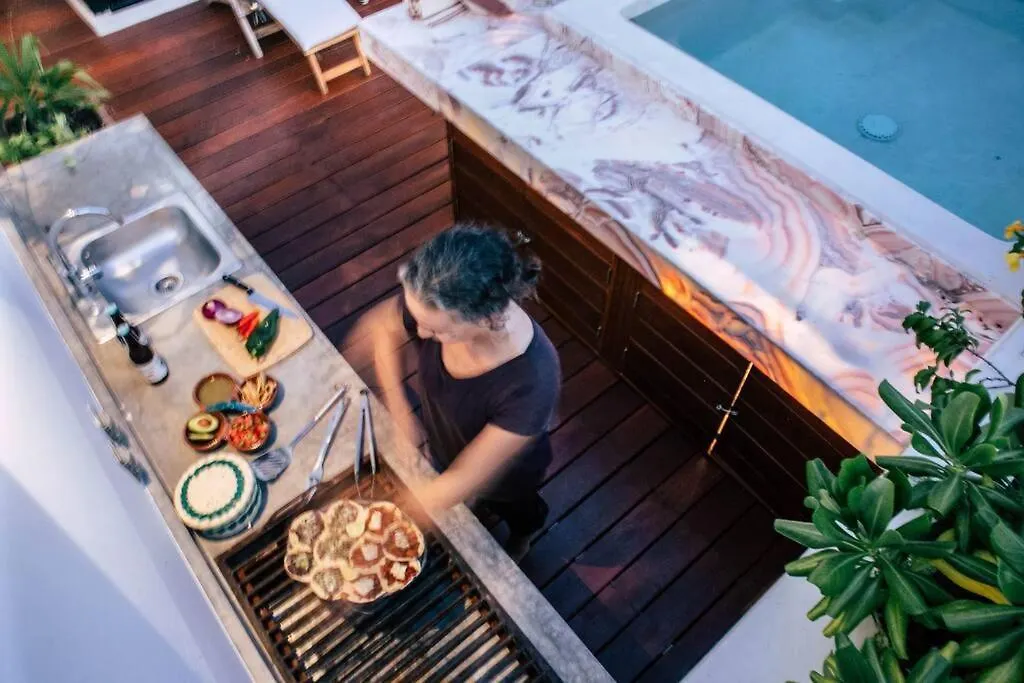 Romantic Roof Top Penthouse! Bbq And Priv. Pool Tulum 0*,