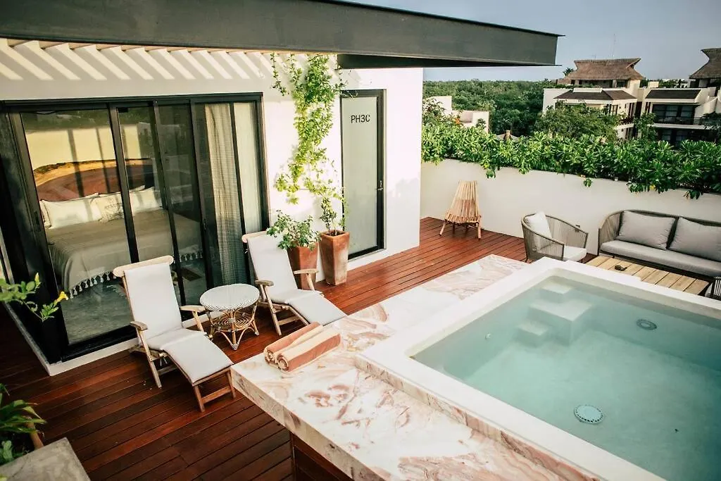 Apartment Romantic Roof Top Penthouse! Bbq And Priv. Pool Tulum